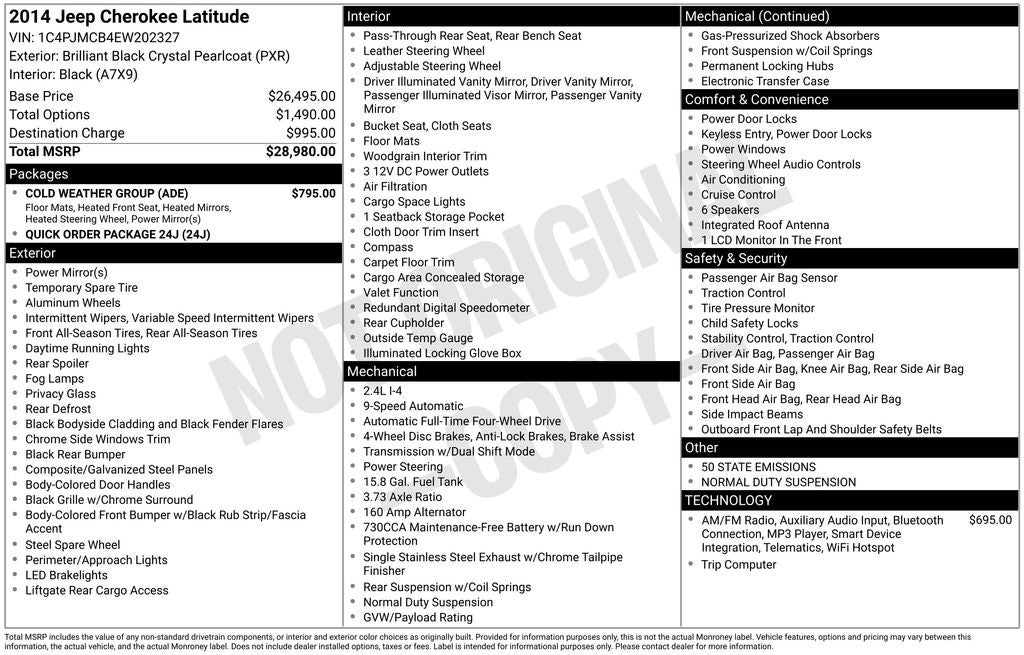 2014 Jeep Cherokee Latitude