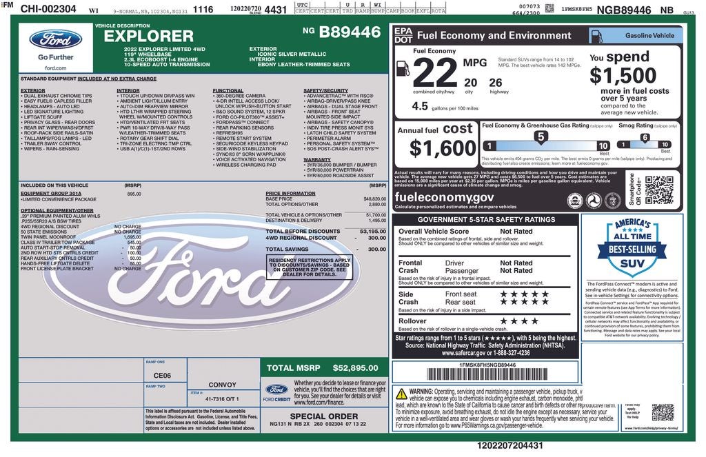 2022 Ford Explorer Limited