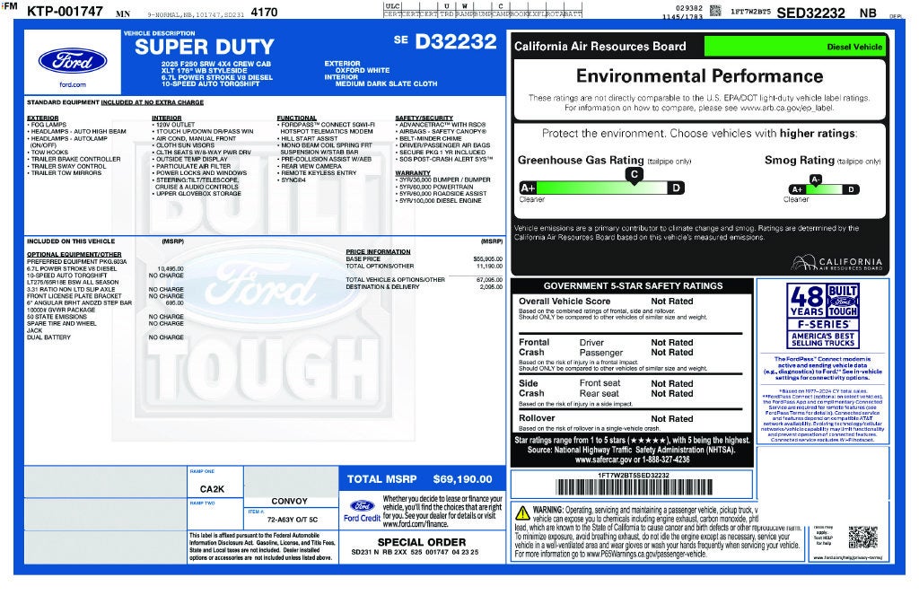 2025 Ford F-250SD XLT