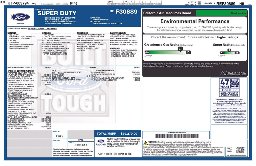 2024 Ford F-250SD XLT