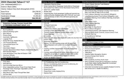 2024 Chevrolet Tahoe LT