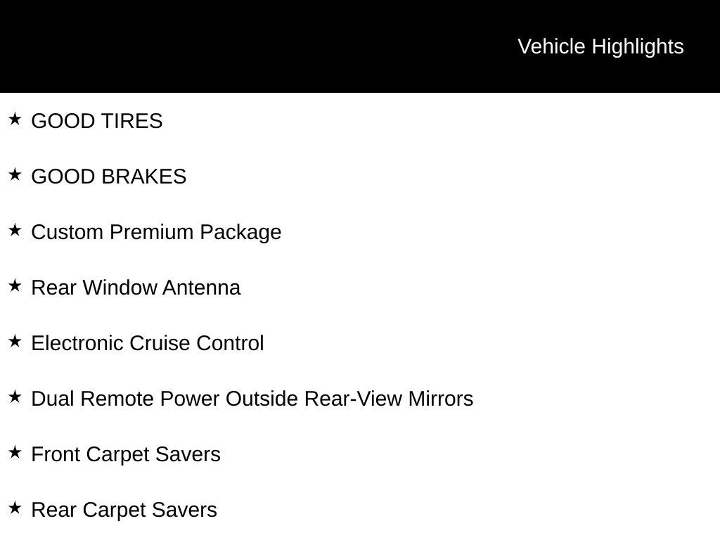 2002 Buick Century Custom