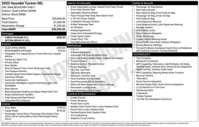 2022 Hyundai Tucson SEL