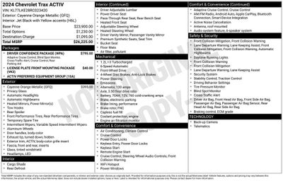 2024 Chevrolet Trax ACTIV
