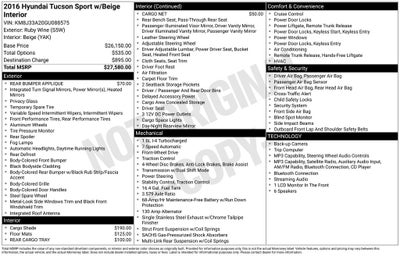 2016 Hyundai Tucson Sport