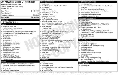 2017 Hyundai Elantra GT Auto