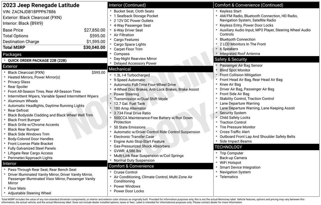 2023 Jeep Renegade Latitude