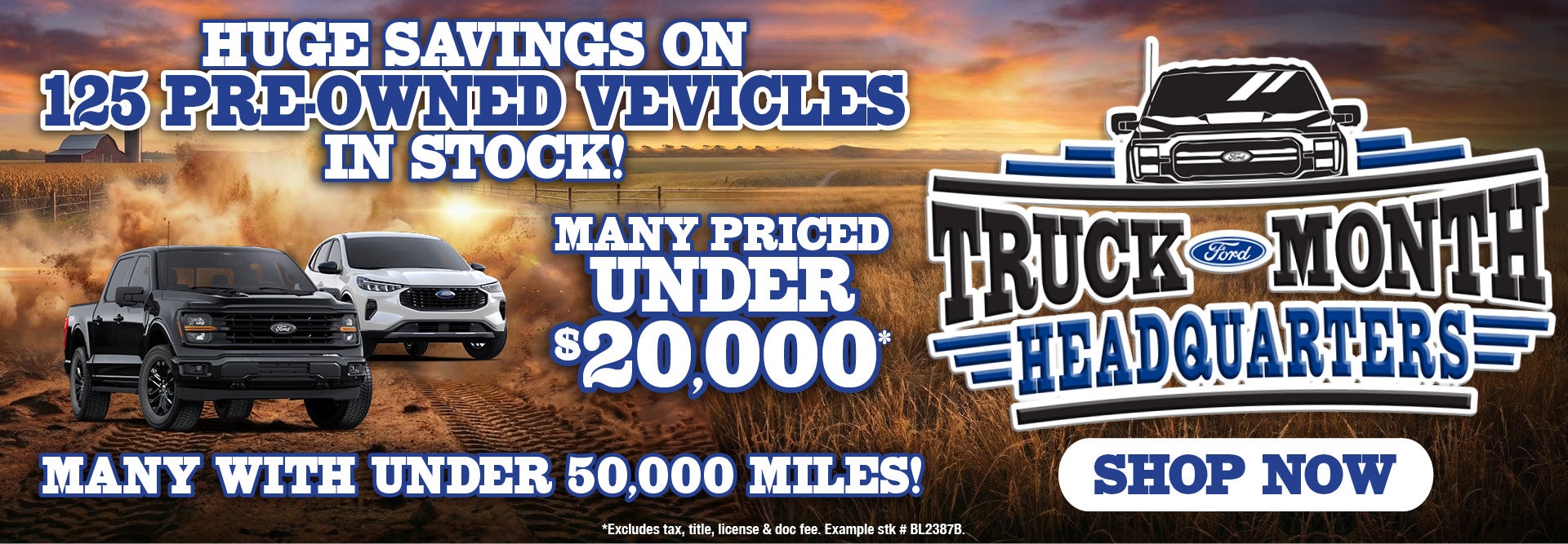 Pre-Owned Vehicles